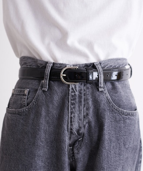 NEONSIGN（ネオンサイン）の「NEONSIGN ネオンサイン / Crocodile belt クロコダイルベルト / N1589BK（ベルト・メンズ・ブラック/ブラック系その他・48/38/46）」の9枚目の写真