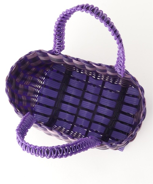 EDIT. FOR LULU（エディットフォールル）の「【SCONI/スコーニ】mini バスケットバッグ（かごバッグ・レディース・パープル/ピンク/アイボリー・FREE）」の12枚目の写真