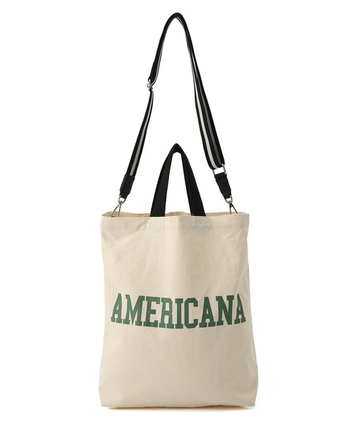 未使用AMERICANA×MMN【別注アイテム】 アメリカーナ2WAYトート 楽天市場】【50％OFF】AMERICANA×MMN【別注アイテム