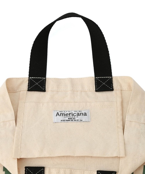 未使用AMERICANA×MMN【別注アイテム】 アメリカーナ2WAYトート 楽天市場】【50％OFF】AMERICANA×MMN【別注アイテム