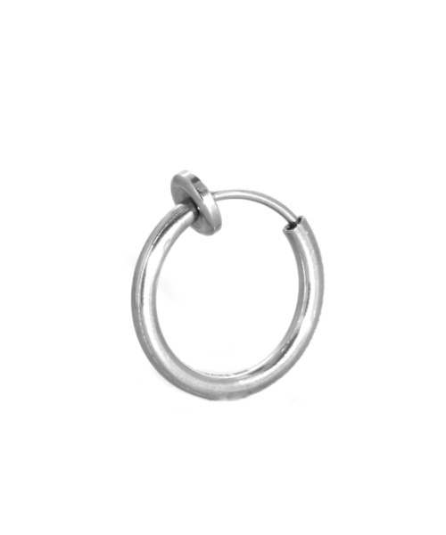 LION HEART（ライオンハート）の「【限定展開】“LH-1”プレーンイヤリング/サージカルステンレス（金属アレルギー対応）【LION HEART / ライオンハート】（イヤリング・メンズ・シルバー・M/L）」の3枚目の写真