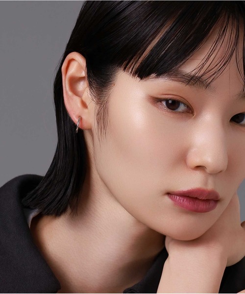 LION HEART（ライオンハート）の「【限定展開】“LH-1”プレーンイヤリング/サージカルステンレス（金属アレルギー対応）【LION HEART / ライオンハート】（イヤリング・メンズ・シルバー・M/L）」の10枚目の写真