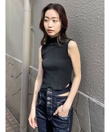 ミニハイネックトップ