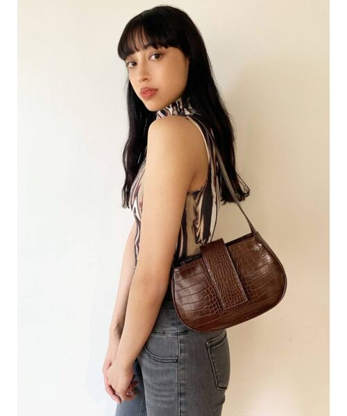 EMODA（エモダ）の「ミニハイネックトップ（Tシャツ/カットソー・レディース・ホワイト/ブラック/ブルー/その他・FREE）」の18枚目の写真