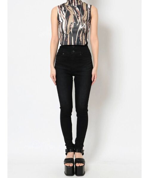 EMODA（エモダ）の「ミニハイネックトップ（Tシャツ/カットソー・レディース・ホワイト/ブラック/ブルー/その他・FREE）」の12枚目の写真