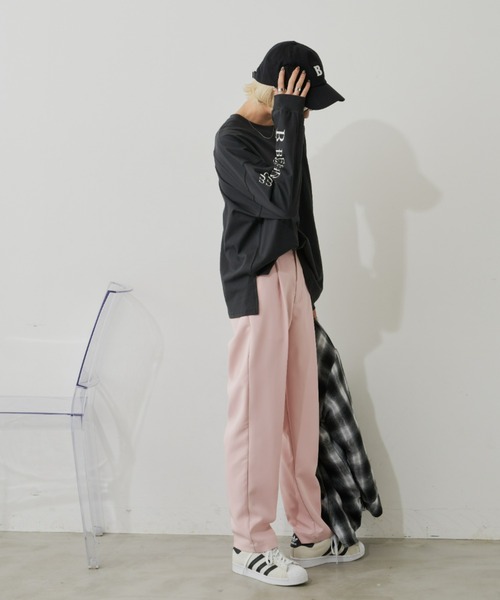 Auntie Rosa Holiday（アンティローザホリデー）の「アソートプリントロンT（Tシャツ/カットソー・レディース・ホワイト/グリーン/チャコールグレー/アイボリー・FREE）」の12枚目の写真