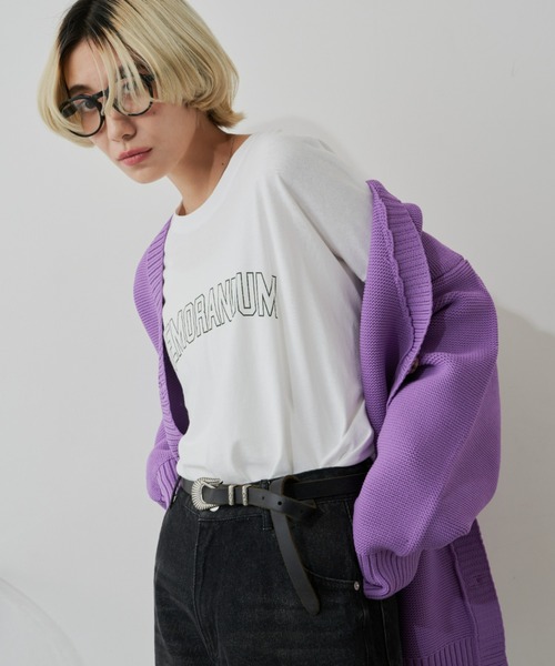 Auntie Rosa Holiday（アンティローザホリデー）の「アソートプリントロンT（Tシャツ/カットソー・レディース・ホワイト/グリーン/チャコールグレー/アイボリー・FREE）」の20枚目の写真