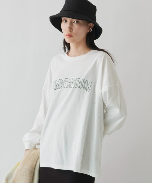 Auntie Rosa Holiday（アンティローザホリデー）の「アソートプリントロンT（Tシャツ/カットソー・レディース・ホワイト/グリーン/チャコールグレー/アイボリー・FREE）」の8枚目の写真