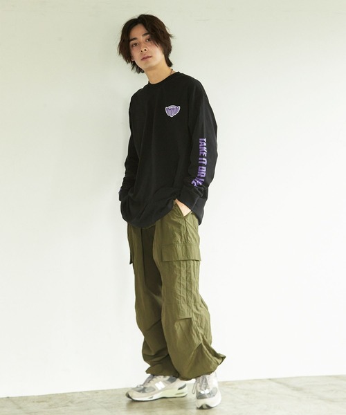 PBLIM(ページボーイリム)の「PAGEBOYLIM/アメリカンエンブレムロンT(Tシャツ/カットソー・レディース・ブラック/オフホワイト・MEDIUM/LARGE)」の9枚目の写真