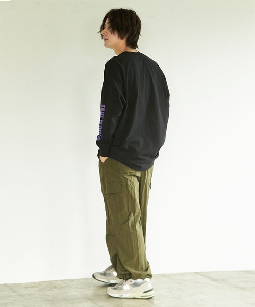 PBLIM(ページボーイリム)の「PAGEBOYLIM/アメリカンエンブレムロンT(Tシャツ/カットソー・レディース・ブラック/オフホワイト・MEDIUM/LARGE)」の3枚目の写真