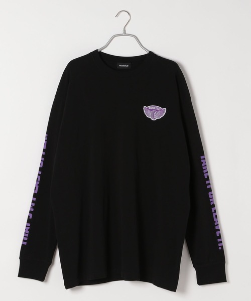 PBLIM(ページボーイリム)の「PAGEBOYLIM/アメリカンエンブレムロンT(Tシャツ/カットソー・レディース・ブラック/オフホワイト・MEDIUM/LARGE)」の10枚目の写真