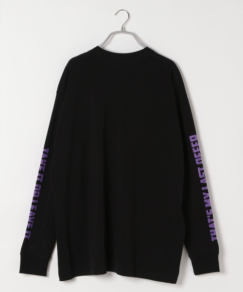 PBLIM(ページボーイリム)の「PAGEBOYLIM/アメリカンエンブレムロンT(Tシャツ/カットソー・レディース・ブラック/オフホワイト・MEDIUM/LARGE)」の7枚目の写真