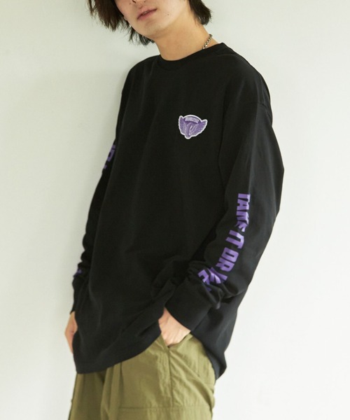 PBLIM(ページボーイリム)の「PAGEBOYLIM/アメリカンエンブレムロンT(Tシャツ/カットソー・レディース・ブラック/オフホワイト・MEDIUM/LARGE)」の15枚目の写真