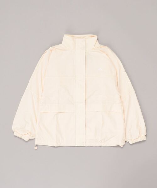 adidas（アディダス）の「アディダス adidas WWORDINGウーブンジャケット（その他アウター・レディース・クリーム/ライトグリーン/ブラック・S/L/XL/M）」の2枚目の写真