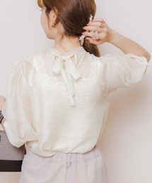 flower | シアーバルーンブラウス(シャツ/ブラウス)