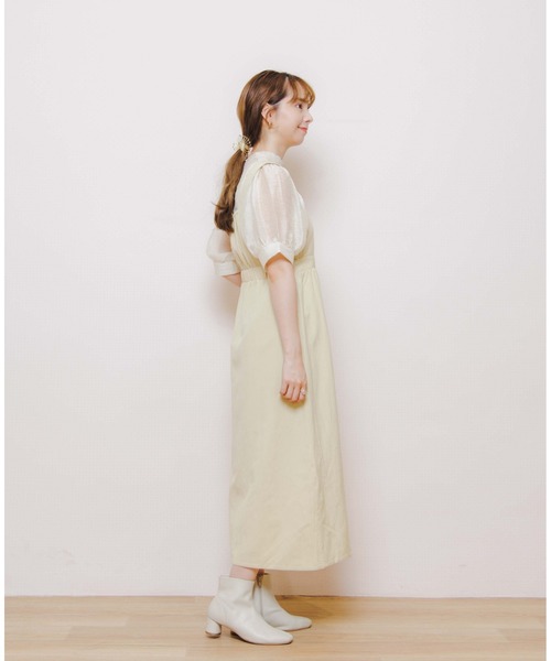 flower（フラワー）の「シアーバルーンブラウス（シャツ/ブラウス・レディース・アイボリー/ピンク/グレー・FREE）」の20枚目の写真