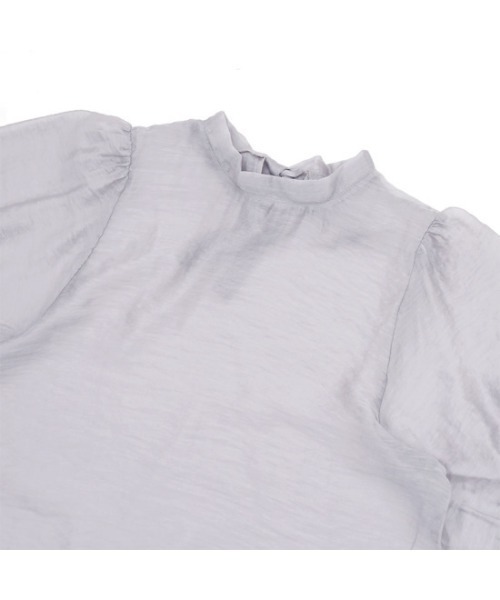 flower（フラワー）の「シアーバルーンブラウス（シャツ/ブラウス・レディース・アイボリー/ピンク/グレー・FREE）」の15枚目の写真