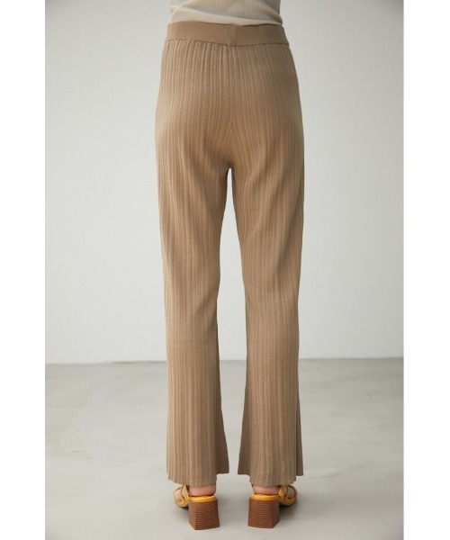 AZUL by moussy（アズールバイマウジー）の「RIB KNIT STRAIGHT