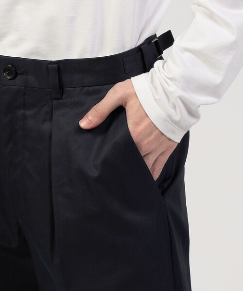 caban（キャバン）の「CABaN コットン サイドベルトテーパードパンツ
