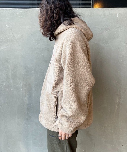 WEB限定】[DANTON/ダントン] インサレーション ボアフリースフード 