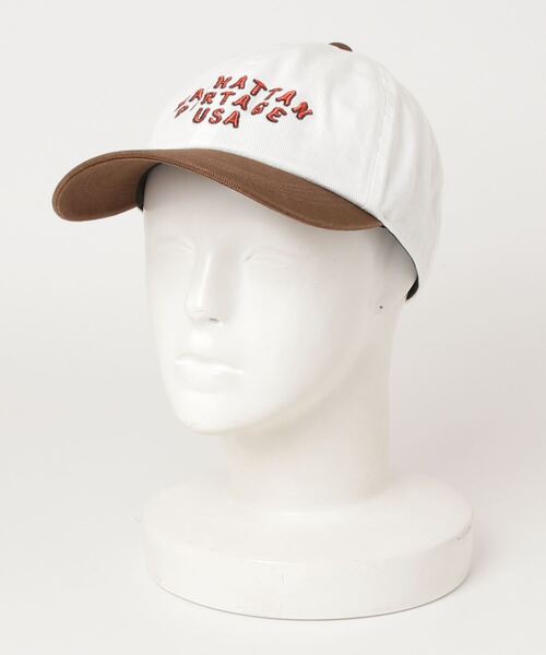 Manhattan Portage（マンハッタンポーテージ）の「Manhattan Portage/マンハッタン ポーテージ/2TONE 6PANEL CAP（キャップ・メンズ・ブラック/パープル/ブラウン・F）」の2枚目の写真