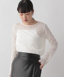 LOWRYS FARM | シアークルーロングスリーブ　163475(Tシャツ/カットソー)