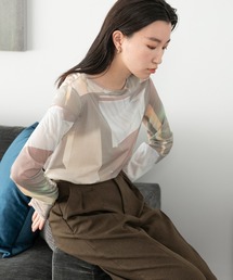 LOWRYS FARM | シアークルーロングスリーブ　163475(Tシャツ/カットソー)