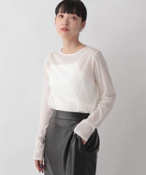 LOWRYS FARM（ローリーズファーム）の「シアークルーロングスリーブ