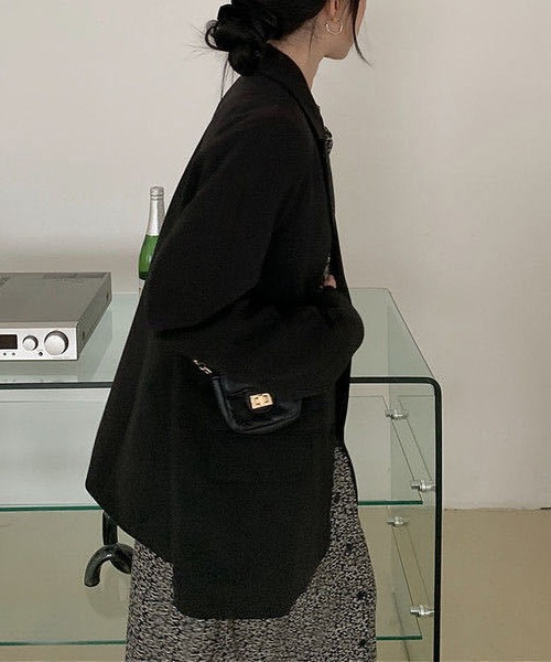 LOPASS（ロパス）の「テーラードジャケット（テーラードジャケット・レディース・ブラック・S/L/XX-LARGE/M/XL）」の4枚目の写真