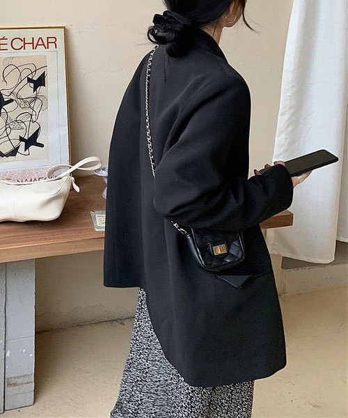 LOPASS（ロパス）の「テーラードジャケット（テーラードジャケット・レディース・ブラック・S/L/XX-LARGE/M/XL）」の5枚目の写真