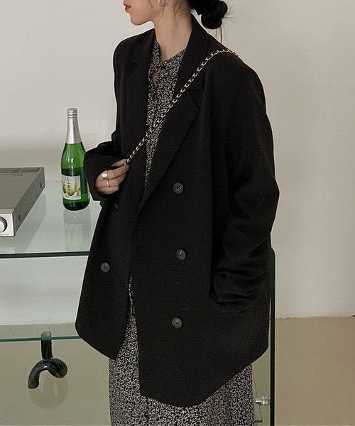 LOPASS（ロパス）の「テーラードジャケット（テーラードジャケット・レディース・ブラック・S/L/XX-LARGE/M/XL）」の3枚目の写真