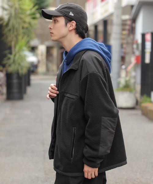 WEGO(ウィゴー)の「WEGO/フリースブルゾン(ブルゾン・メンズ・ホワイト/ブラック・MEDIUM/LARGE)」の16枚目の写真