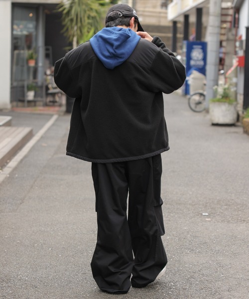 WEGO(ウィゴー)の「WEGO/フリースブルゾン(ブルゾン・メンズ・ホワイト/ブラック・MEDIUM/LARGE)」の13枚目の写真