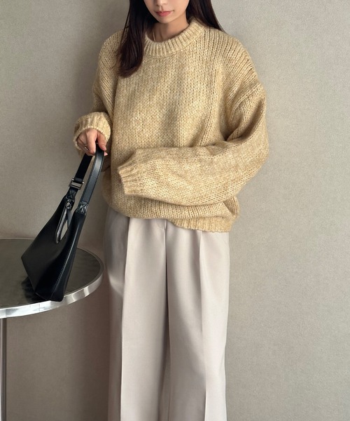 カラールーズニット（ニット/セーター）｜Isn't She?（イズントシー）