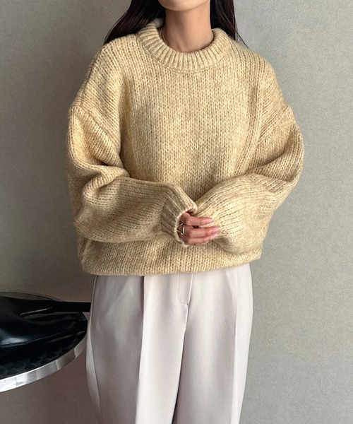 カラールーズニット（ニット/セーター）｜Isn't She?（イズントシー）