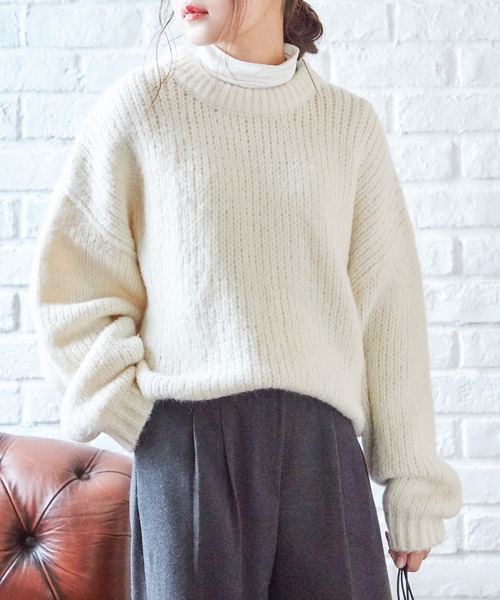 カラールーズニット（ニット/セーター）｜Isn't She?（イズントシー）