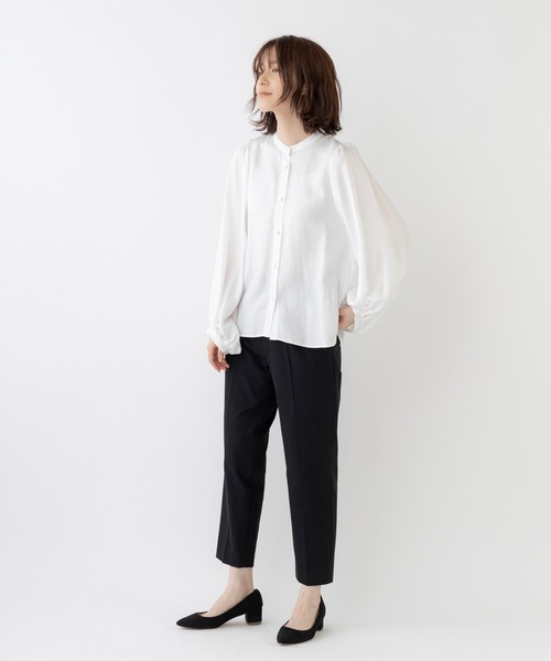 Sono - sono sononavy ネイビー　ドレーピーレディブラウス Sono - sono sononavy ネイビー ドレーピーレディブラウスの通販