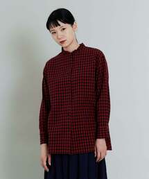 conges payes ADIEU TRISTESSE | ウールギンガムシャツ(シャツ/ブラウス)