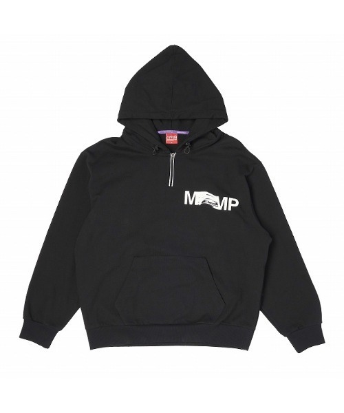 Manhattan Portage（マンハッタンポーテージ）の「Sweat Parka（パーカー・メンズ・ブラック/ホワイト・MEDIUM/LARGE）」の2枚目の写真