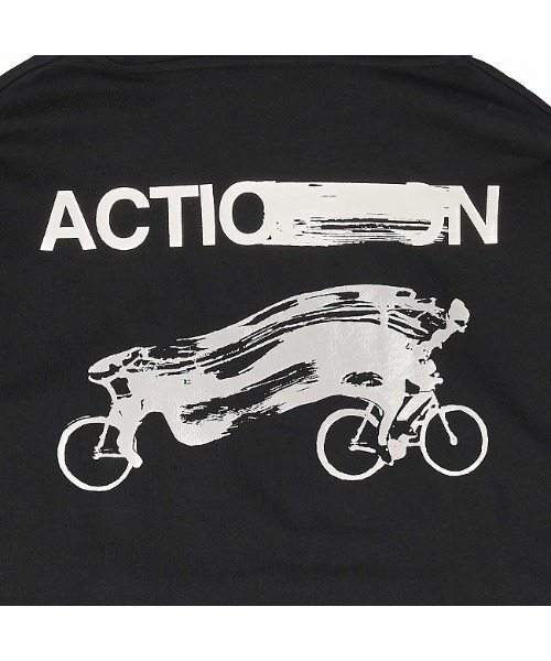 Manhattan Portage（マンハッタンポーテージ）の「Sweat Parka（パーカー・メンズ・ブラック/ホワイト・MEDIUM/LARGE）」の8枚目の写真