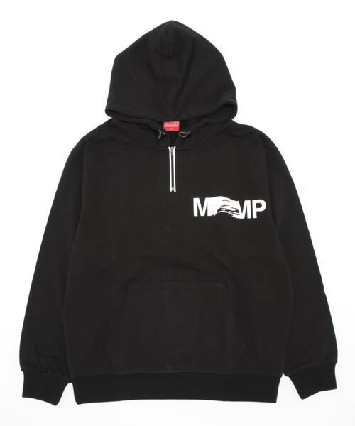 Manhattan Portage（マンハッタンポーテージ）の「Sweat Parka（パーカー・メンズ・ブラック/ホワイト・MEDIUM/LARGE）」の4枚目の写真