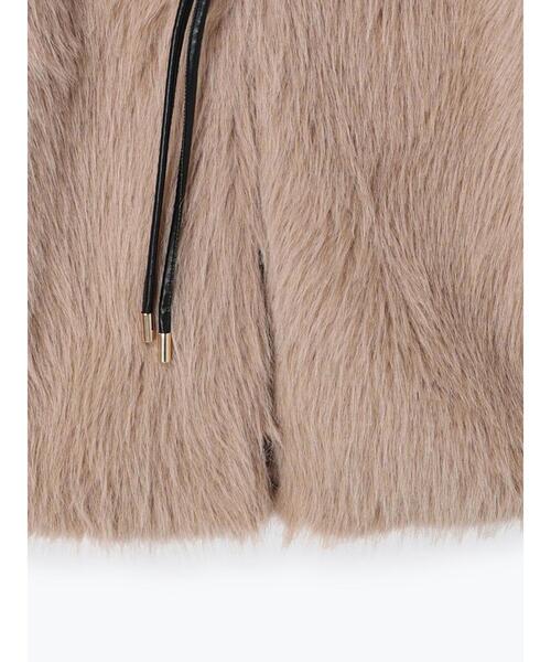 Te chichi（テチチ）の「ファーベスト（ベスト・レディース・ベージュ/モカ・ﾌﾘ-）」の17枚目の写真