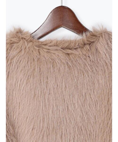 Te chichi（テチチ）の「ファーベスト（ベスト・レディース・ベージュ/モカ・ﾌﾘ-）」の18枚目の写真