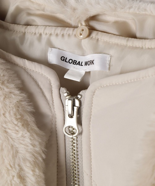 GLOBAL WORK（グローバルワーク）の「マルチwayファーベストコート/157687（その他アウター・キッズ・アイボリー/モカ/ブラウン系その他2・100cm/110cm/120cm/130cm/140cm/150cm/160cm）」の22枚目の写真