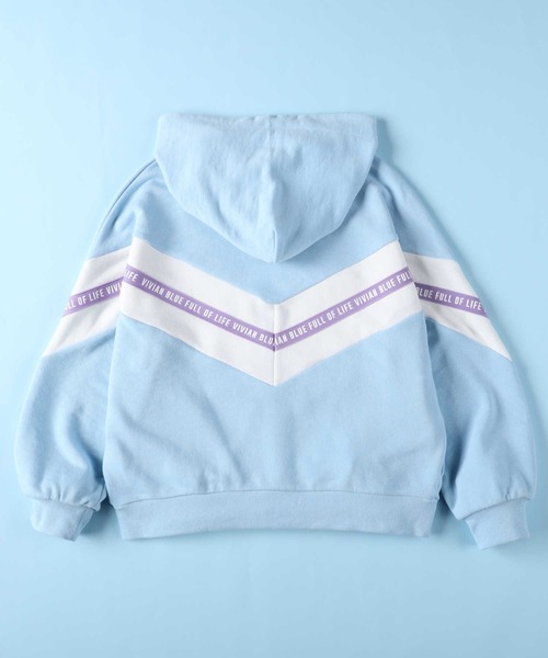 Right-on(ライトオン)の「【VIVIAN BLUE】シェブロンセットアップ(その他トップス・キッズ・ブルー/ブラック・130/150/140/120)」の15枚目の写真