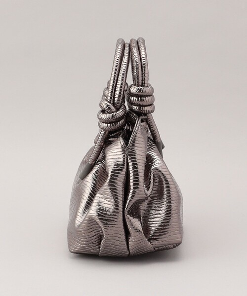 Firsthand（ファーストハンド）の「HVISK/ヴィスク JOLLY METALLIC MOTION / メタリックハンドバッグ（ハンドバッグ・レディース・シルバー・ONE SIZE）」の7枚目の写真