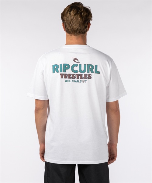rip curl（リップカール）の「【RIPCURL（リップカール）】LOGO WITH ART S/S TEE 半袖Tシャツ　バックプリント（Tシャツ/カットソー・メンズ・ブラック/ホワイト・XX-LARGE/MEDIUM/LARGE/SMALL）」の2枚目の写真