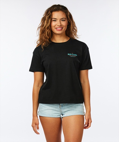 rip curl（リップカール）の「【RIPCURL（リップカール）】LOGO WITH ART S/S TEE 半袖Tシャツ　バックプリント（Tシャツ/カットソー・メンズ・ブラック/ホワイト・XX-LARGE/MEDIUM/LARGE/SMALL）」の3枚目の写真