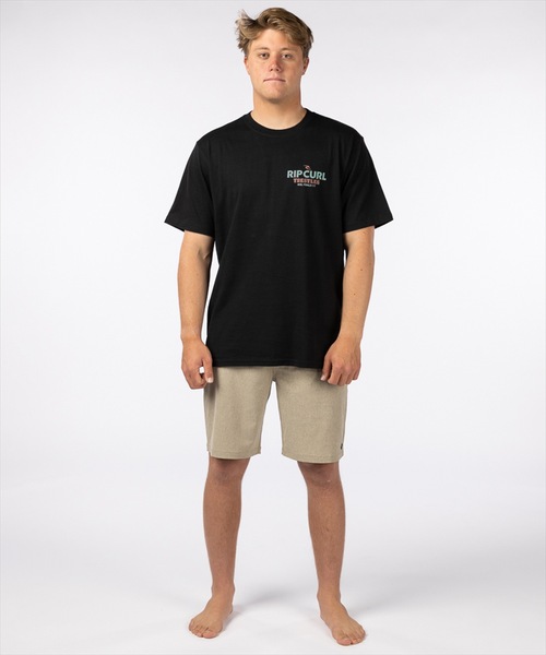 rip curl（リップカール）の「【RIPCURL（リップカール）】LOGO WITH ART S/S TEE 半袖Tシャツ　バックプリント（Tシャツ/カットソー・メンズ・ブラック/ホワイト・XX-LARGE/MEDIUM/LARGE/SMALL）」の8枚目の写真