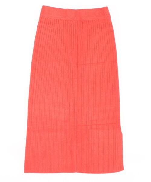 KOBE LETTUCE（コウベレタス）の「ストレッチリブニットタイトスカート（スカート・レディース・グレー/ベージュ/レッド/ブラック/ダークブラウン・FREE）」の6枚目の写真